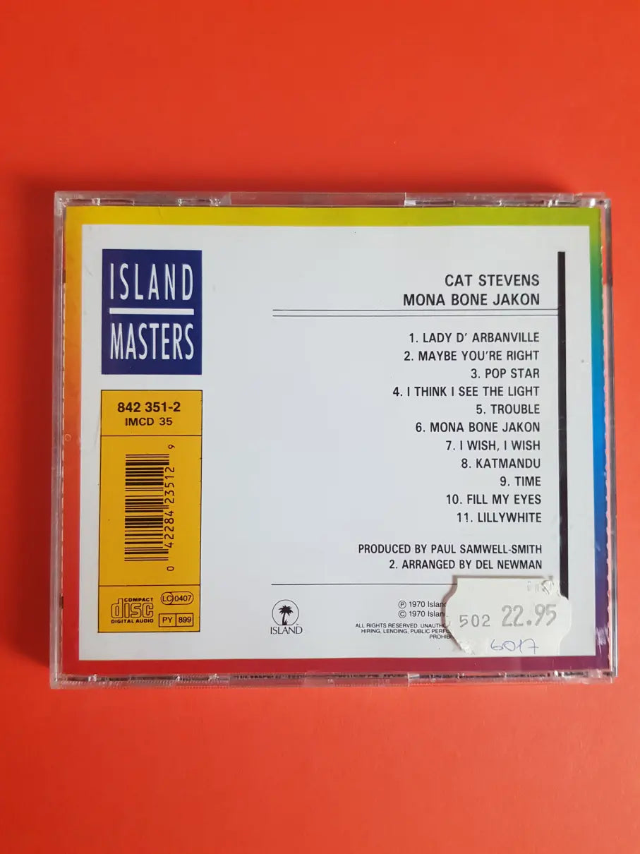 Cat Stevens – Mona Bone Jakon