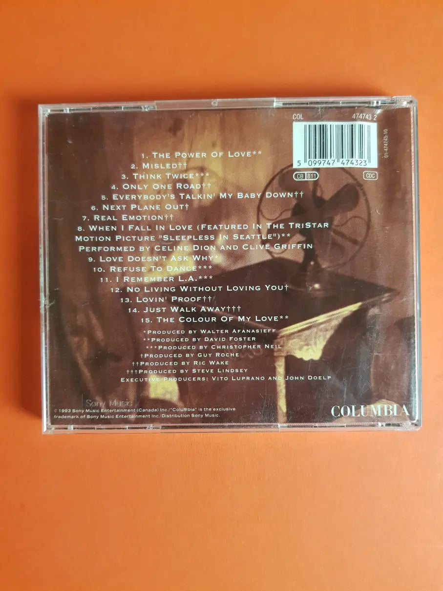 Celine Dion – The Colour Of My Love