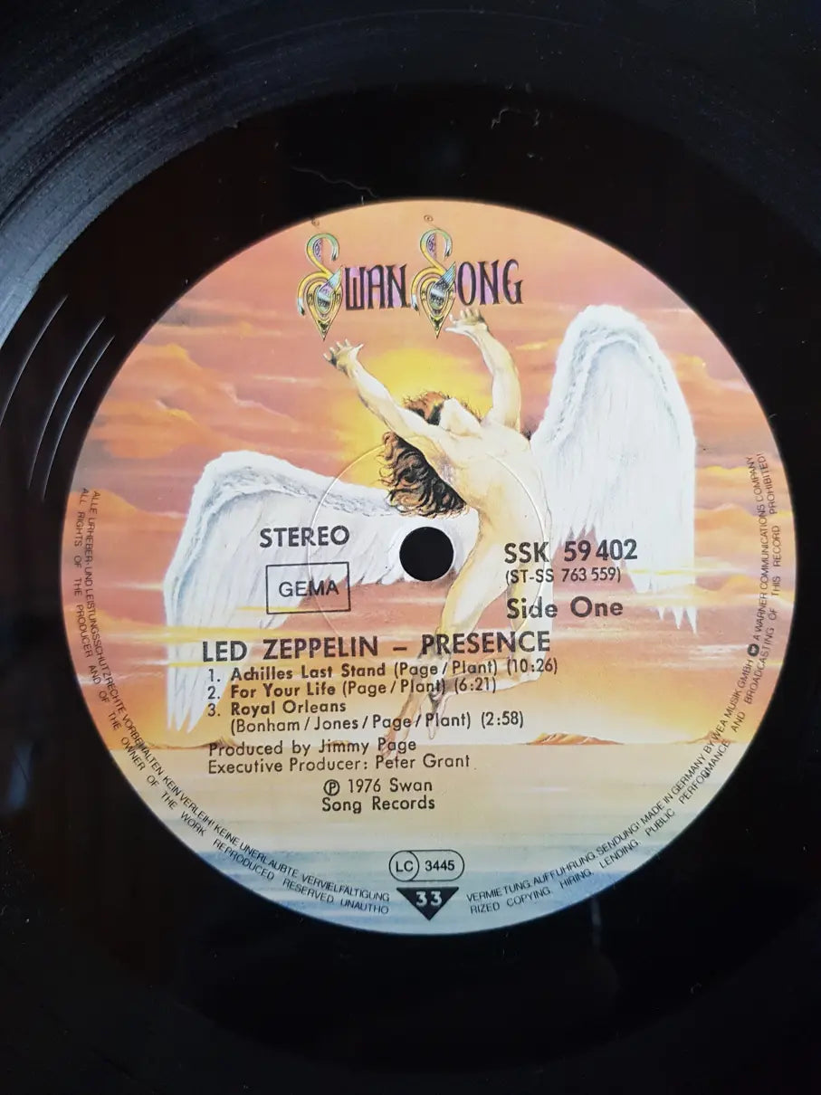 Led Zeppelin ‎– Presence