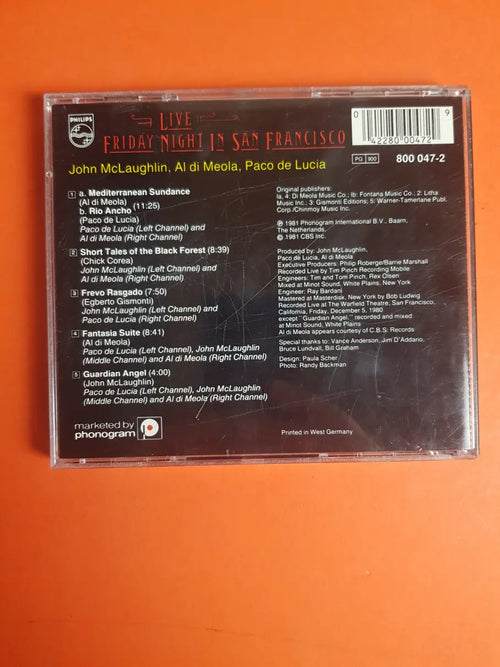 Al Di Meola, John McLaughlin, Paco De Lucia – Friday Night In San Francisco (Live)