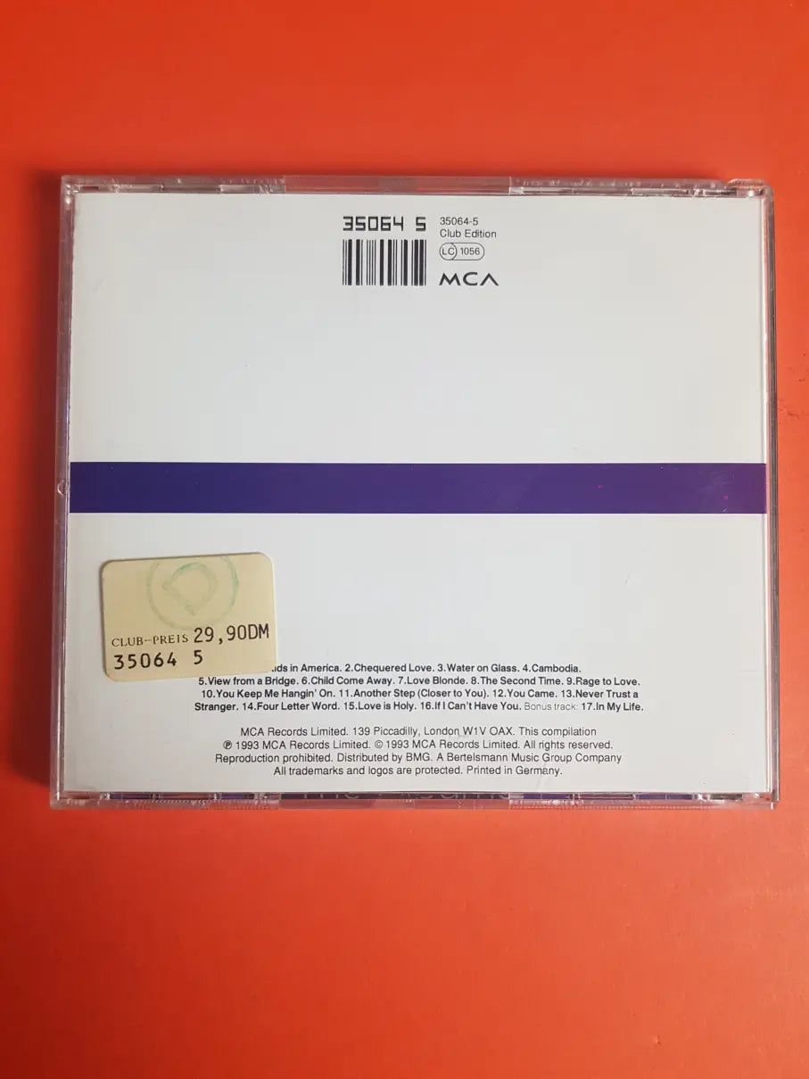 Kim Wilde – The Singles Collection 1981 - 1993