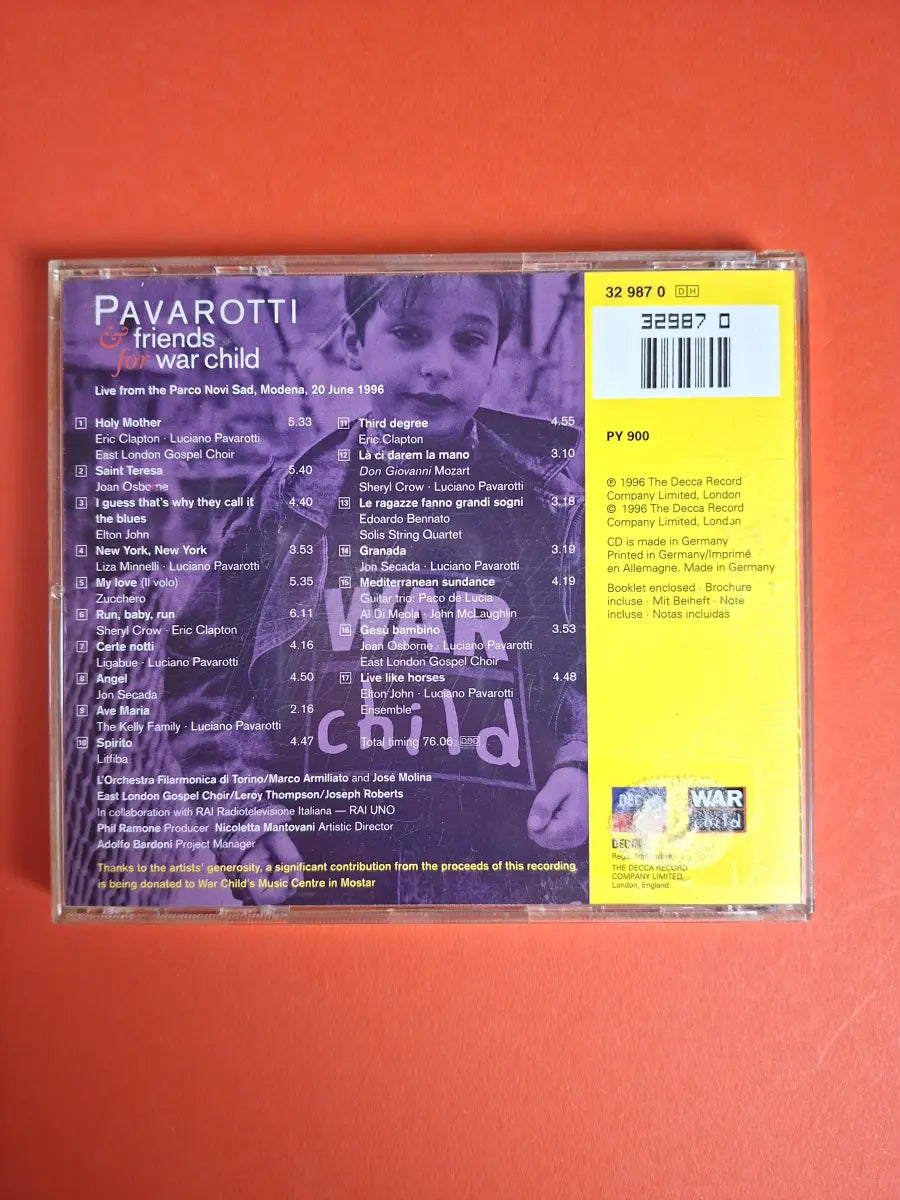 Pavarotti & Friends – Pavarotti & Friends (For War Child)