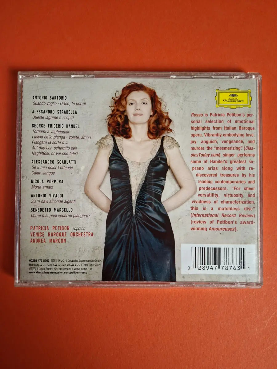 Patricia Petibon, Venice Baroque Orchestra, Andrea Marcon – Rosso (Italian Baroque Arias)