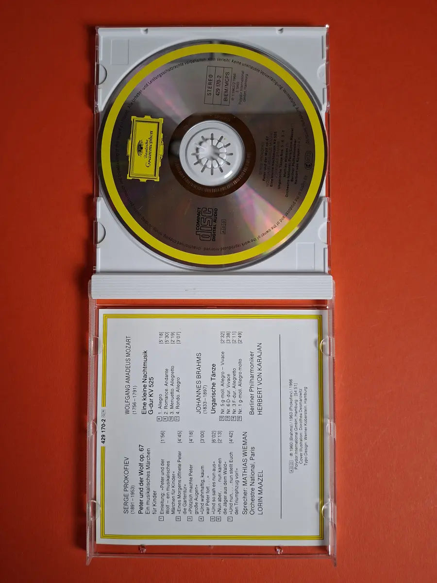 Prokofiev Mit Mathias Wieman, Mozart, Brahms – Peter Und Der Wolf • Eine Kleine Nachtmusik • Ungarische Tänze