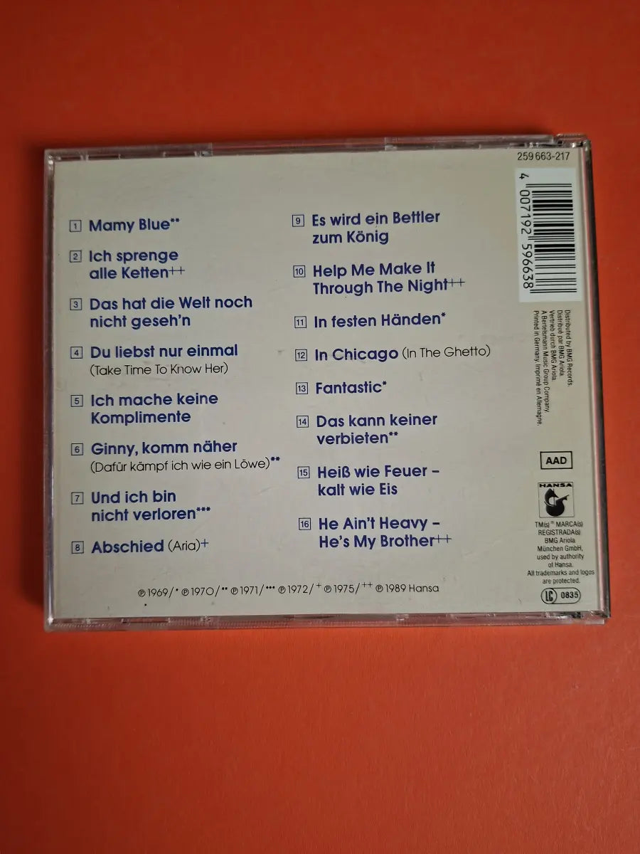 Ricky Shayne – Mamy Blue - 16 Unvergessene Hits