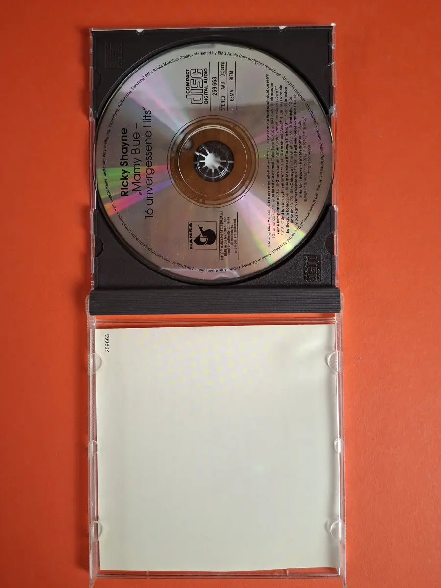 Ricky Shayne – Mamy Blue - 16 Unvergessene Hits