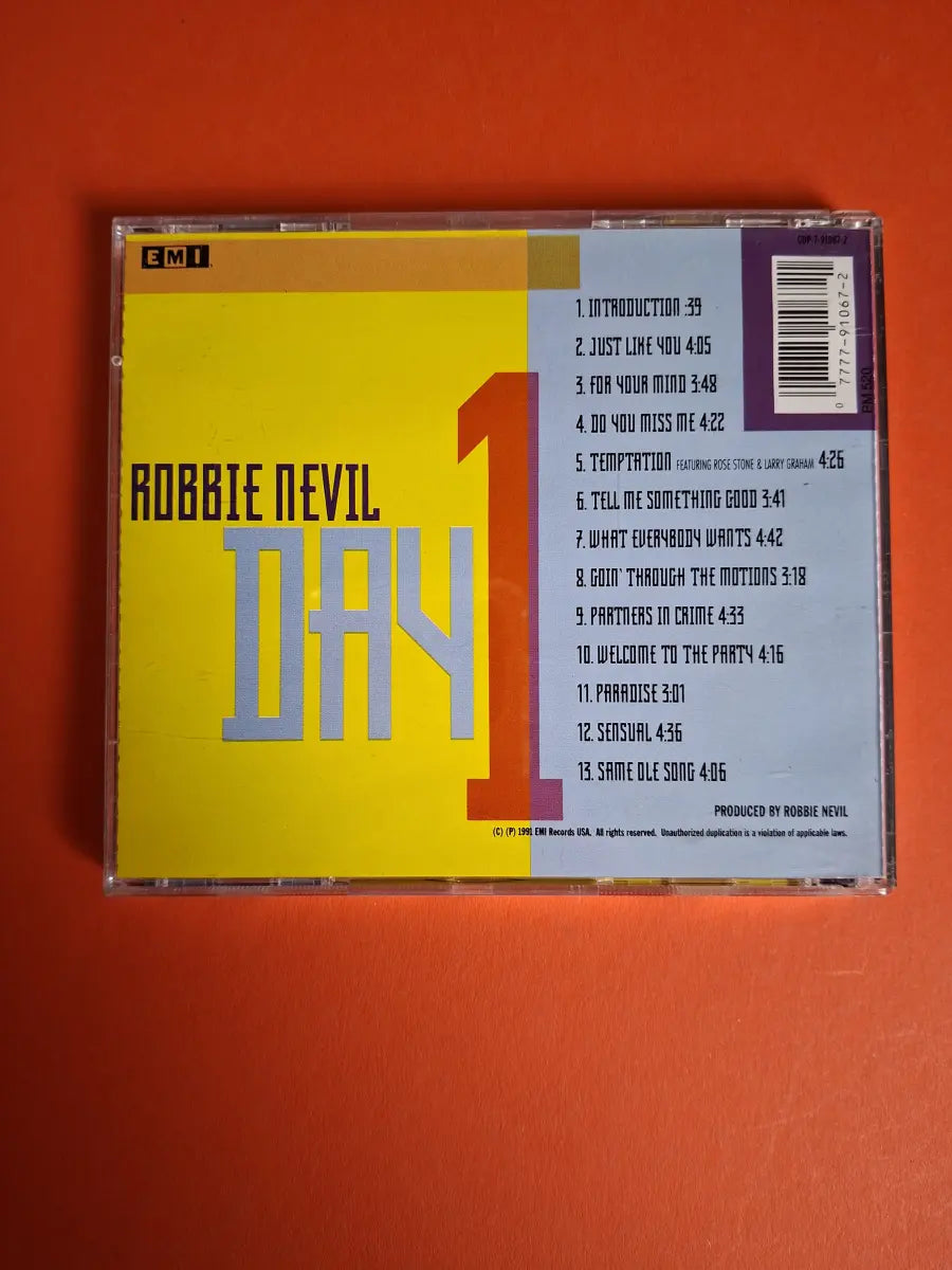 Robbie Nevil – Day 1