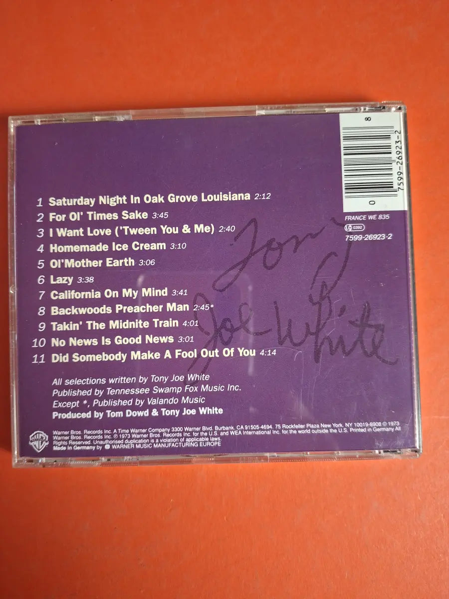 Tony Joe White – Homemade Ice Cream