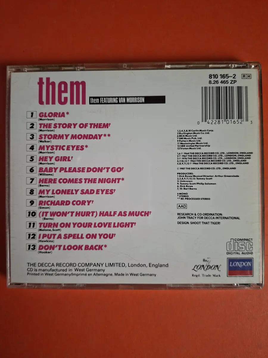 Them – Them Featuring Van Morrison