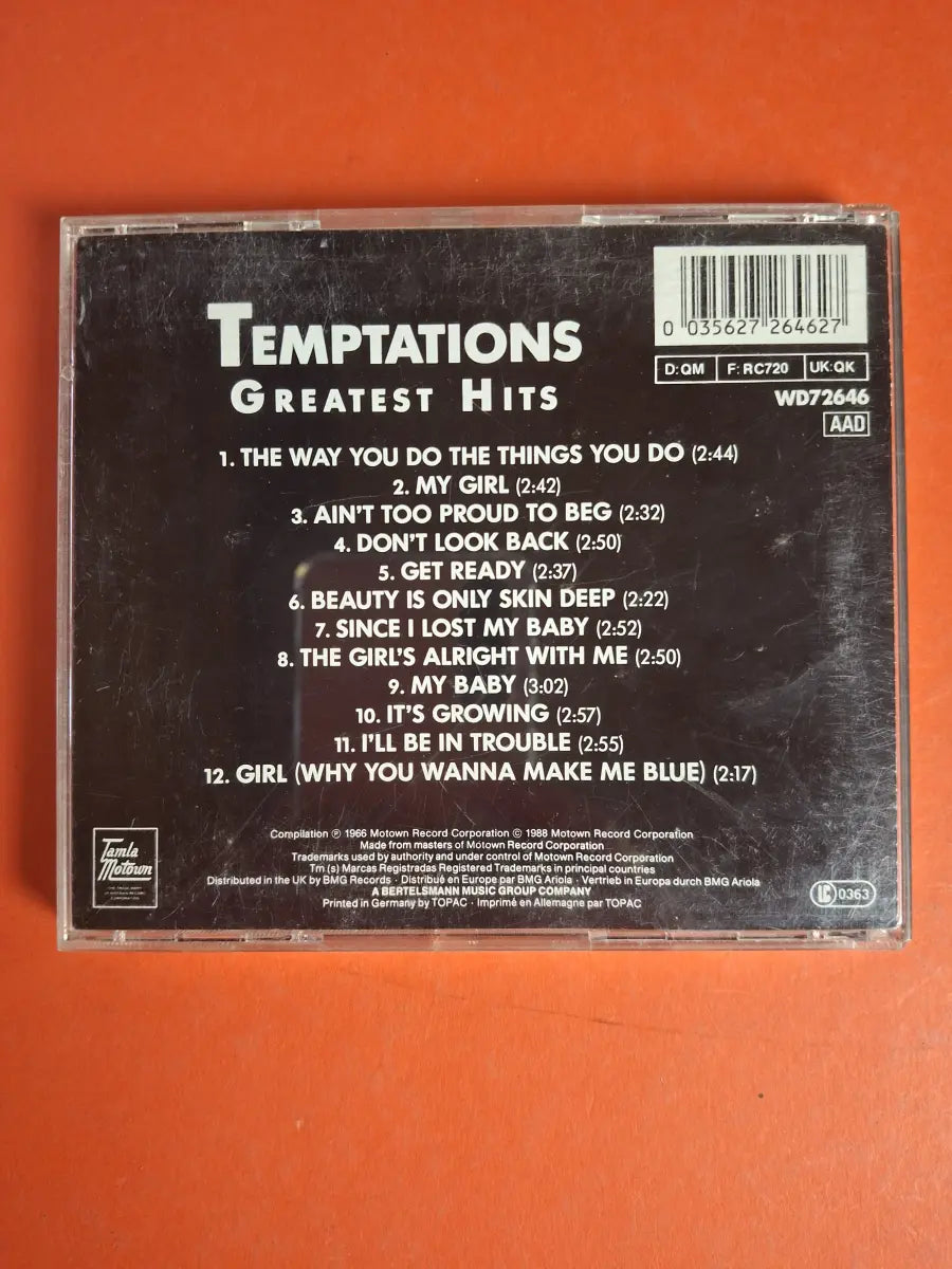 The Temptations – Greatest Hits