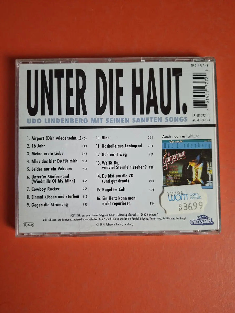 Udo Lindenberg – Unter Die Haut