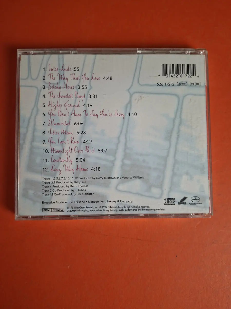Vanessa Williams – The Sweetest Days