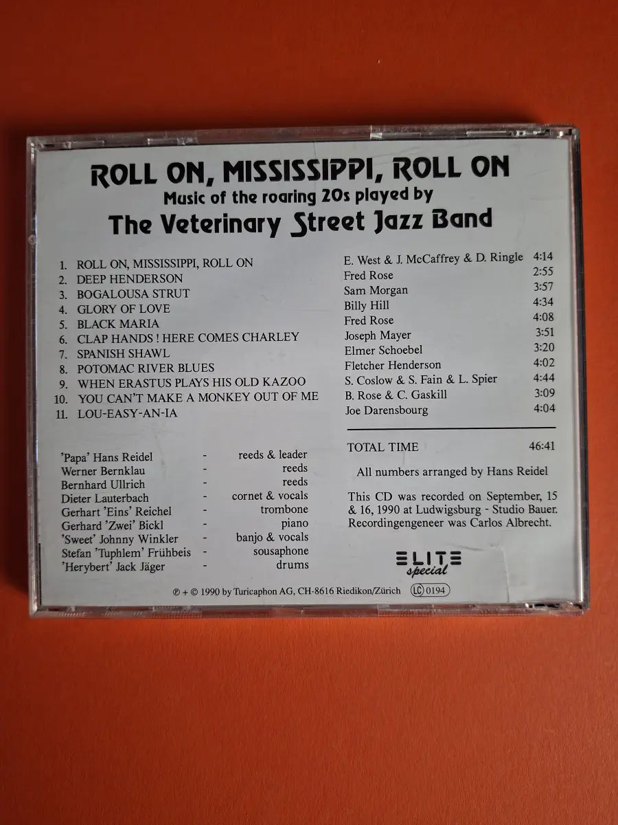 Veterinary Street Jazz Band – Roll On, Mississippi, Roll On