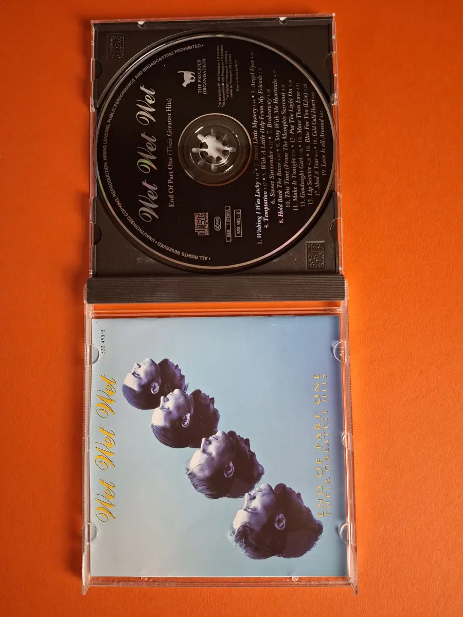 Wet Wet Wet – End Of Part One (Their Greatest Hits) Black Disk