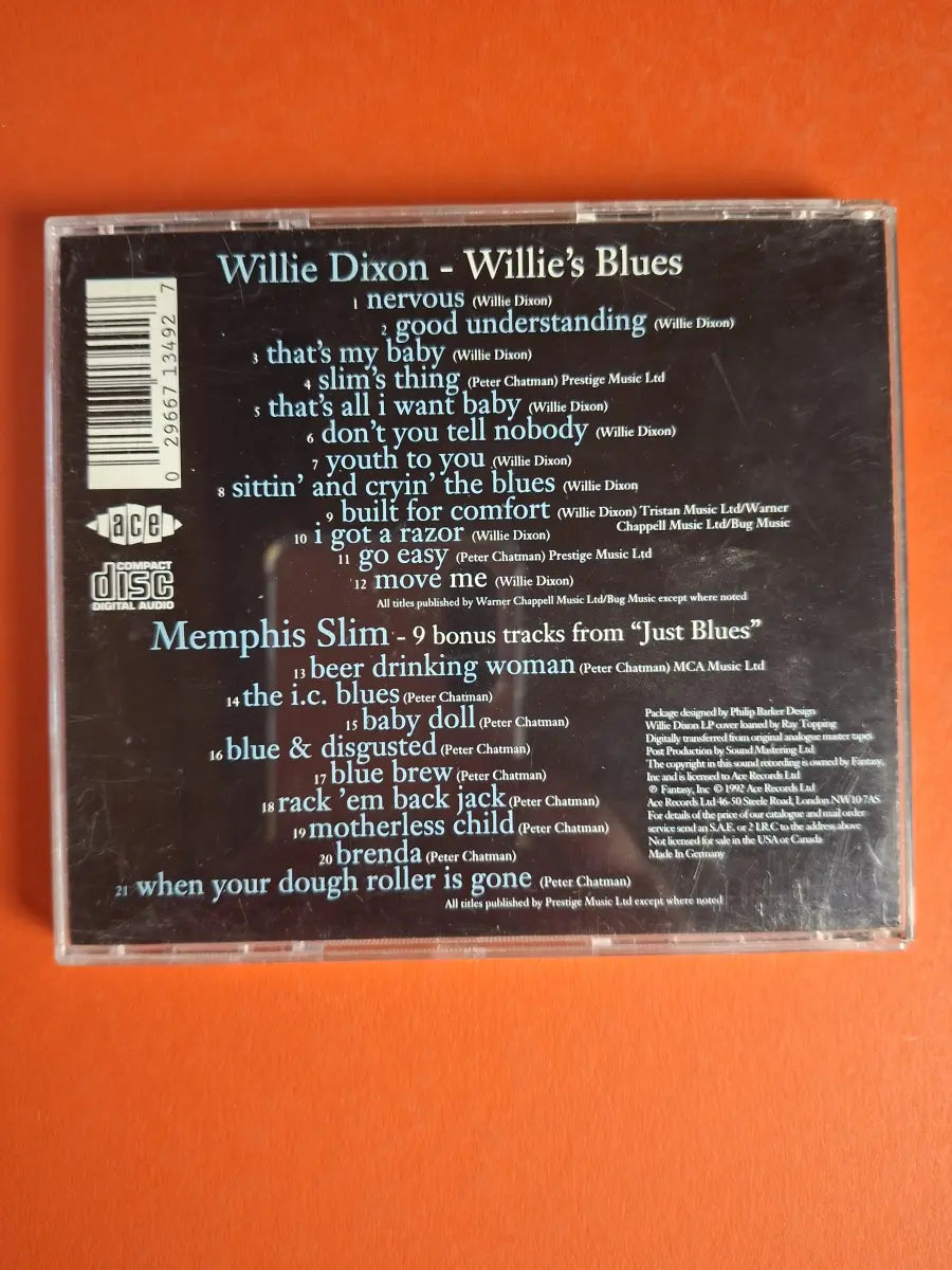 Willie Dixon With Memphis Slim – Willie's Blues