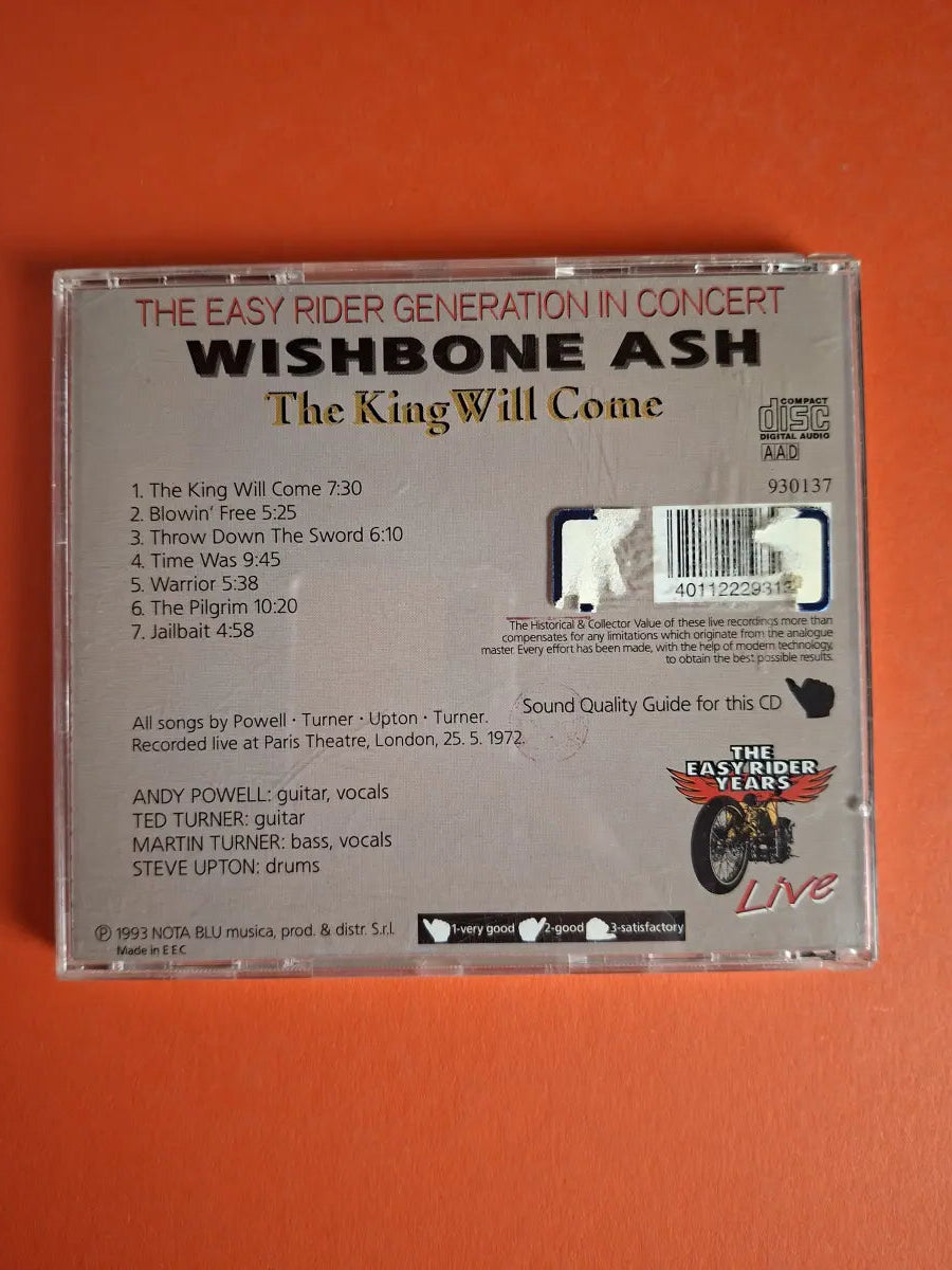 Wishbone Ash – The King Will Come - The Easy Rider Generation In Concert