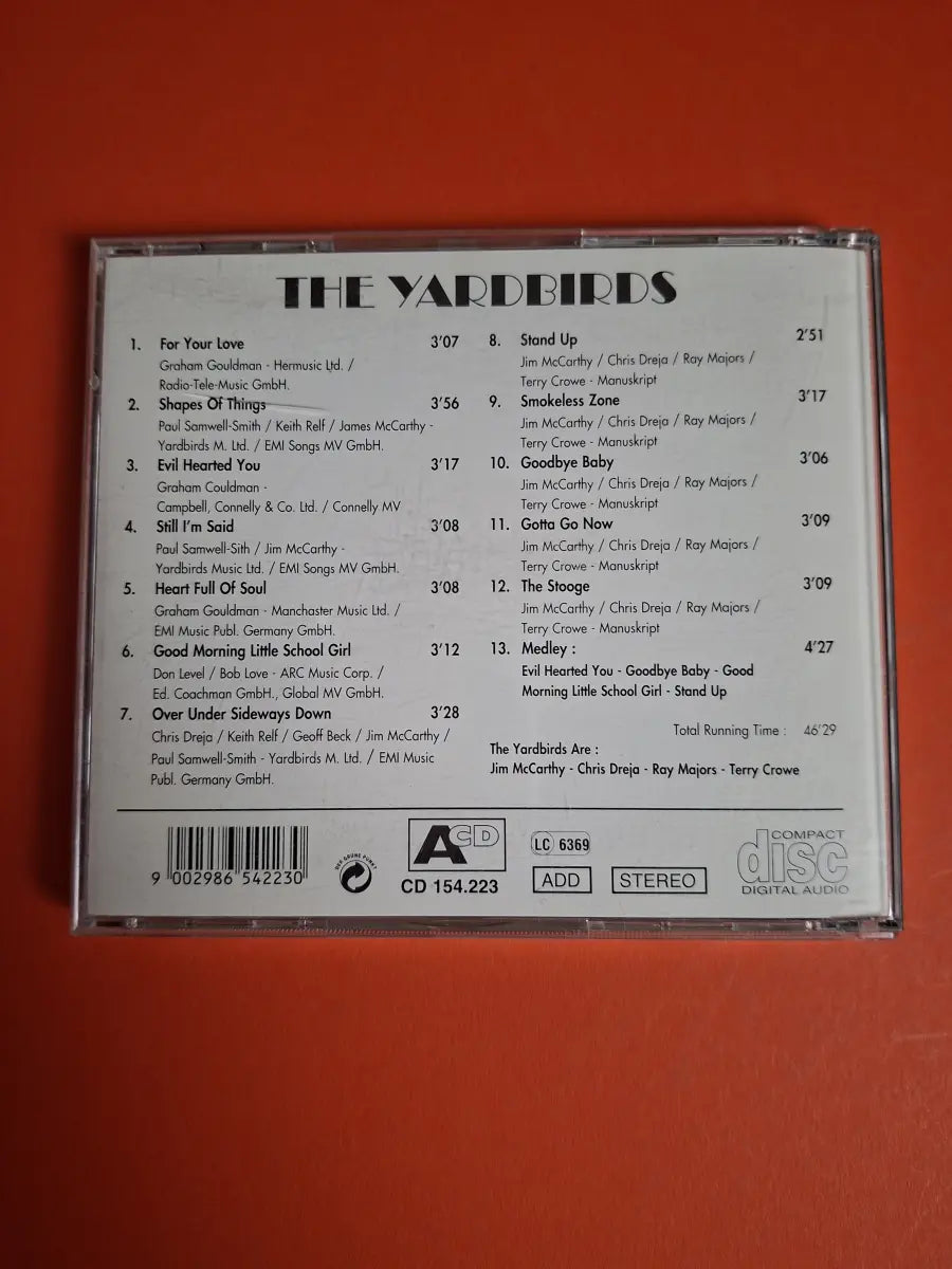 The Yardbirds – The Yardbirds (Neuaufnahmen)