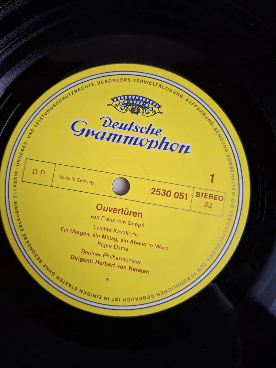 Suppé - Berliner Philharmoniker, Herbert von Karajan – Ouvertüren - Leichte Kavallerie·Pique Dame·Die Schöne Galathée·Dichter Und Bauer U.A.