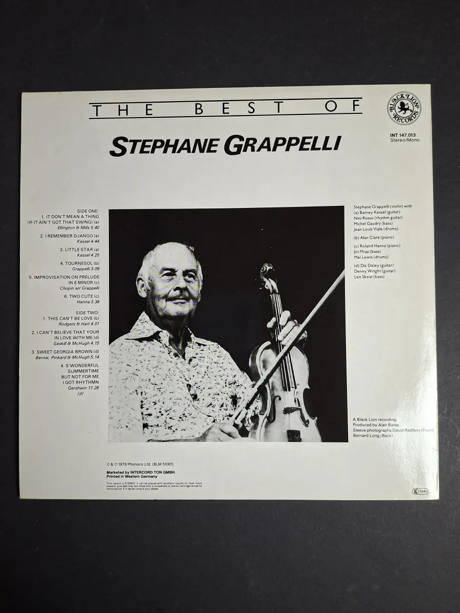 Stephane Grappelli – The Best Of