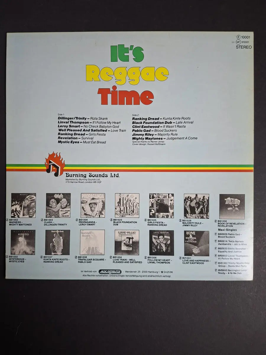 Sampler - It's Reggae Time