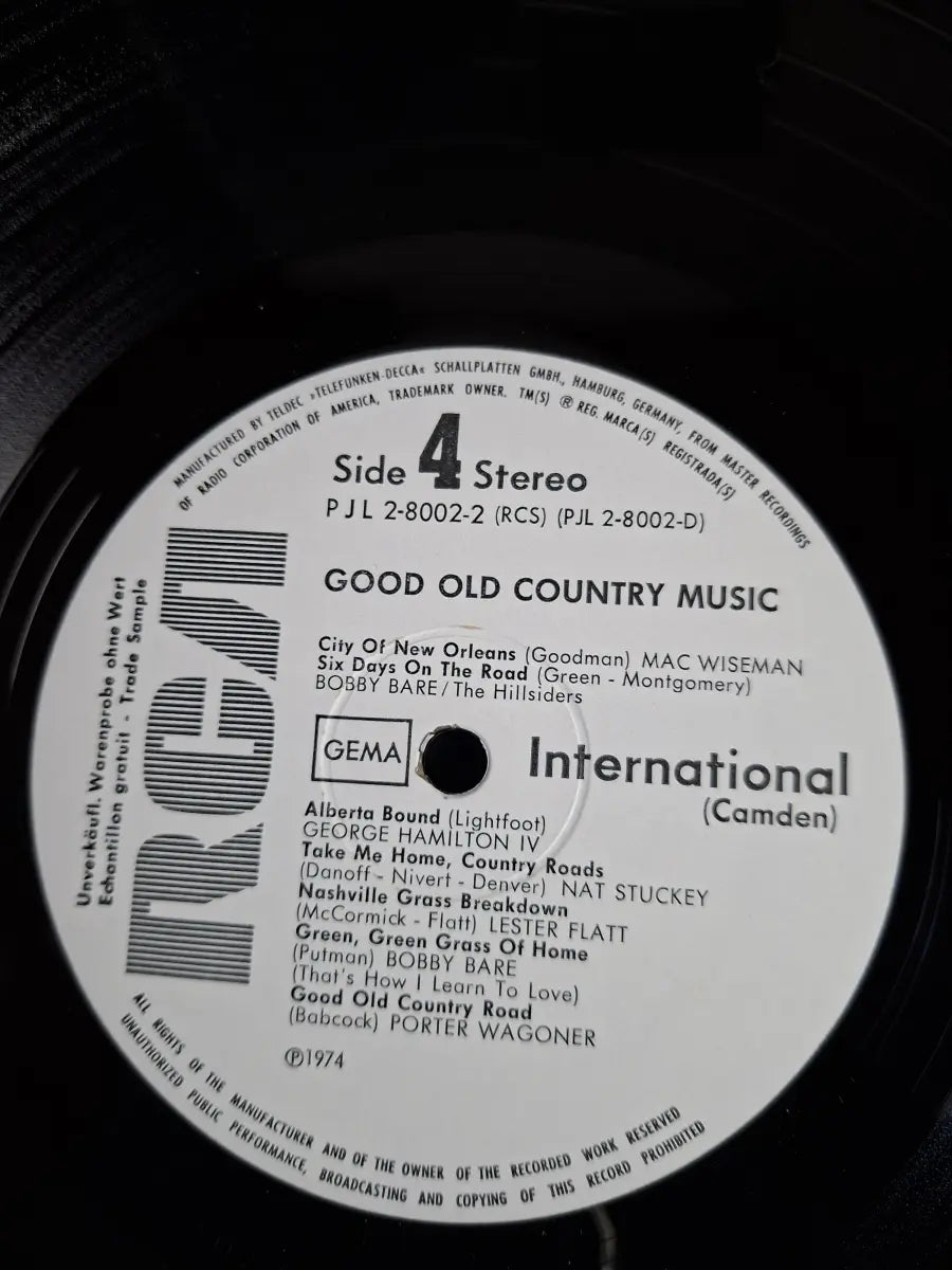 Sampler - Good Old Country Music