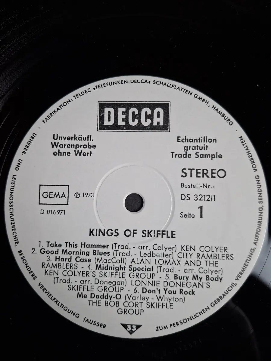 Sampler - Kings Of Skiffle