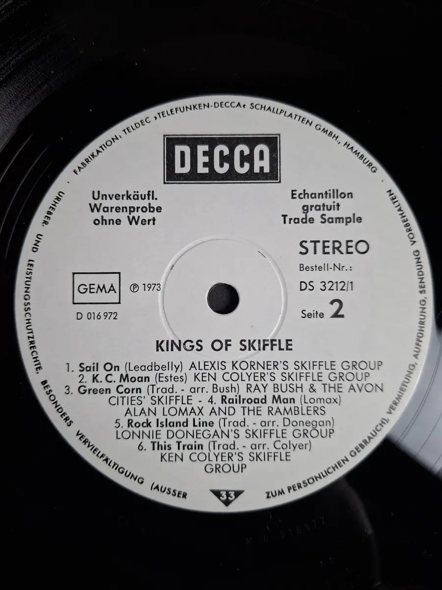 Sampler - Kings Of Skiffle