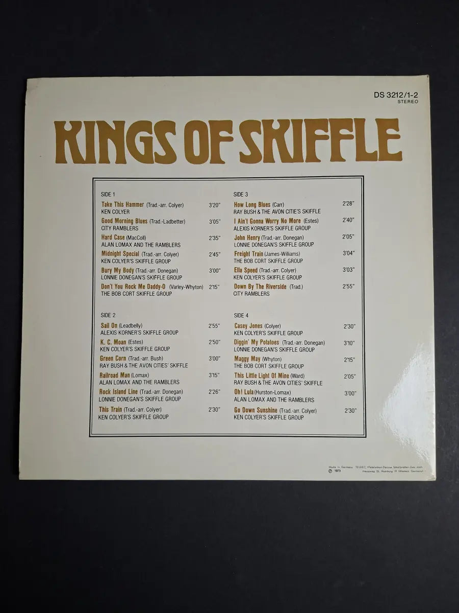 Sampler - Kings Of Skiffle