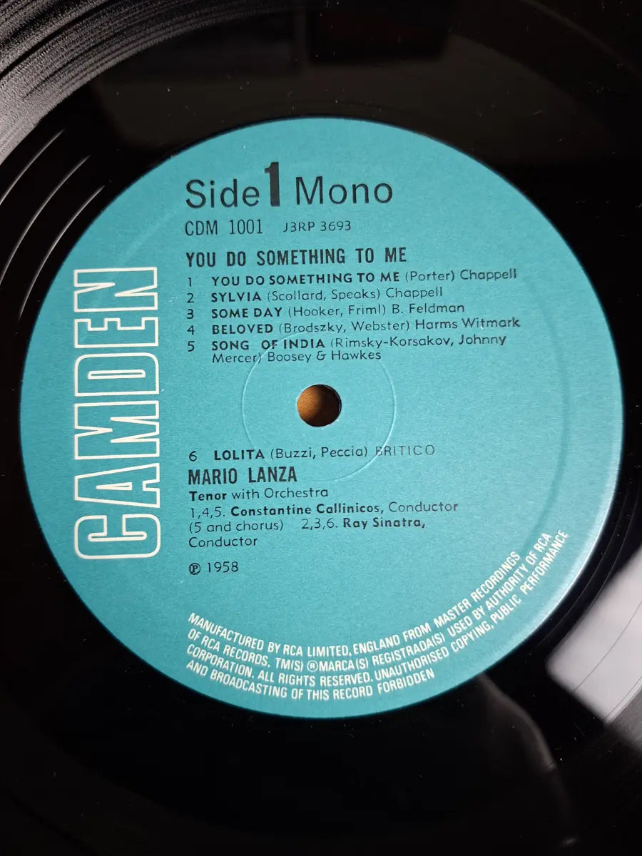 Mario Lanza – You Do Something To Me