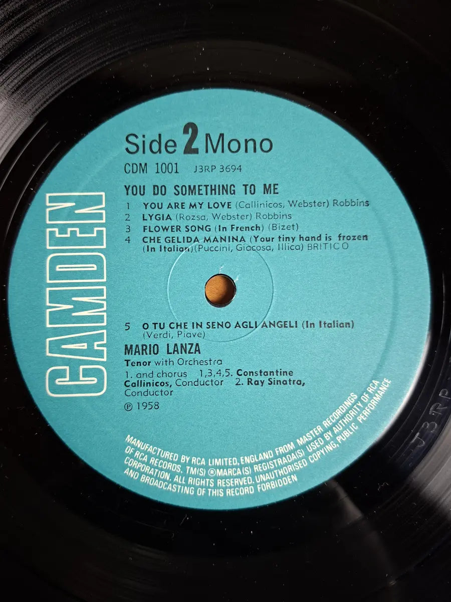 Mario Lanza – You Do Something To Me