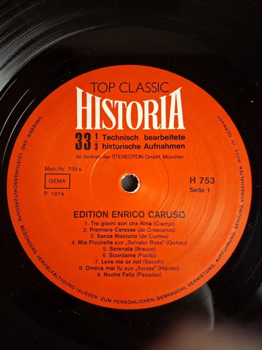 Enrico Caruso ‎– Edition Enrico Caruso