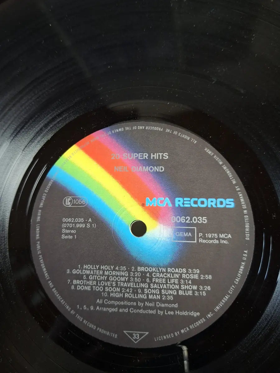 Neil Diamond – 20 Super Hits By Neil Diamond