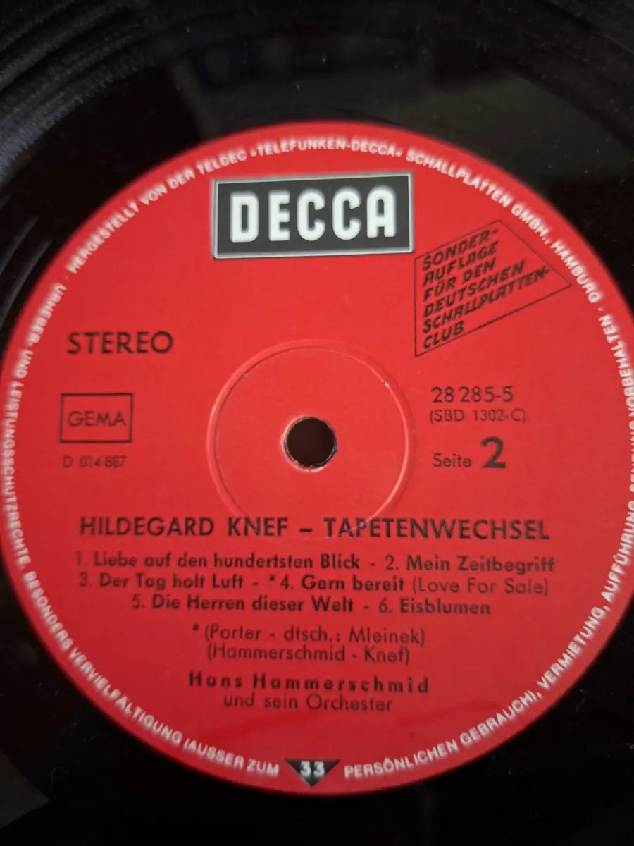 Hildegard Knef – Tapetenwechsel