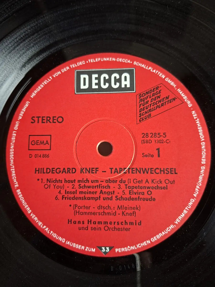Hildegard Knef – Tapetenwechsel