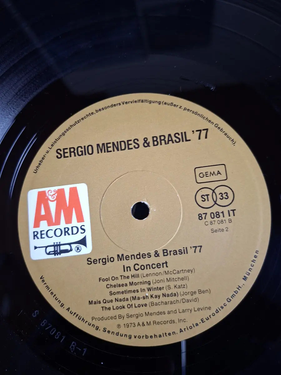 Sergio Mendes & Brasil '77 – Sergio Mendes & Brasil '77 In Concert