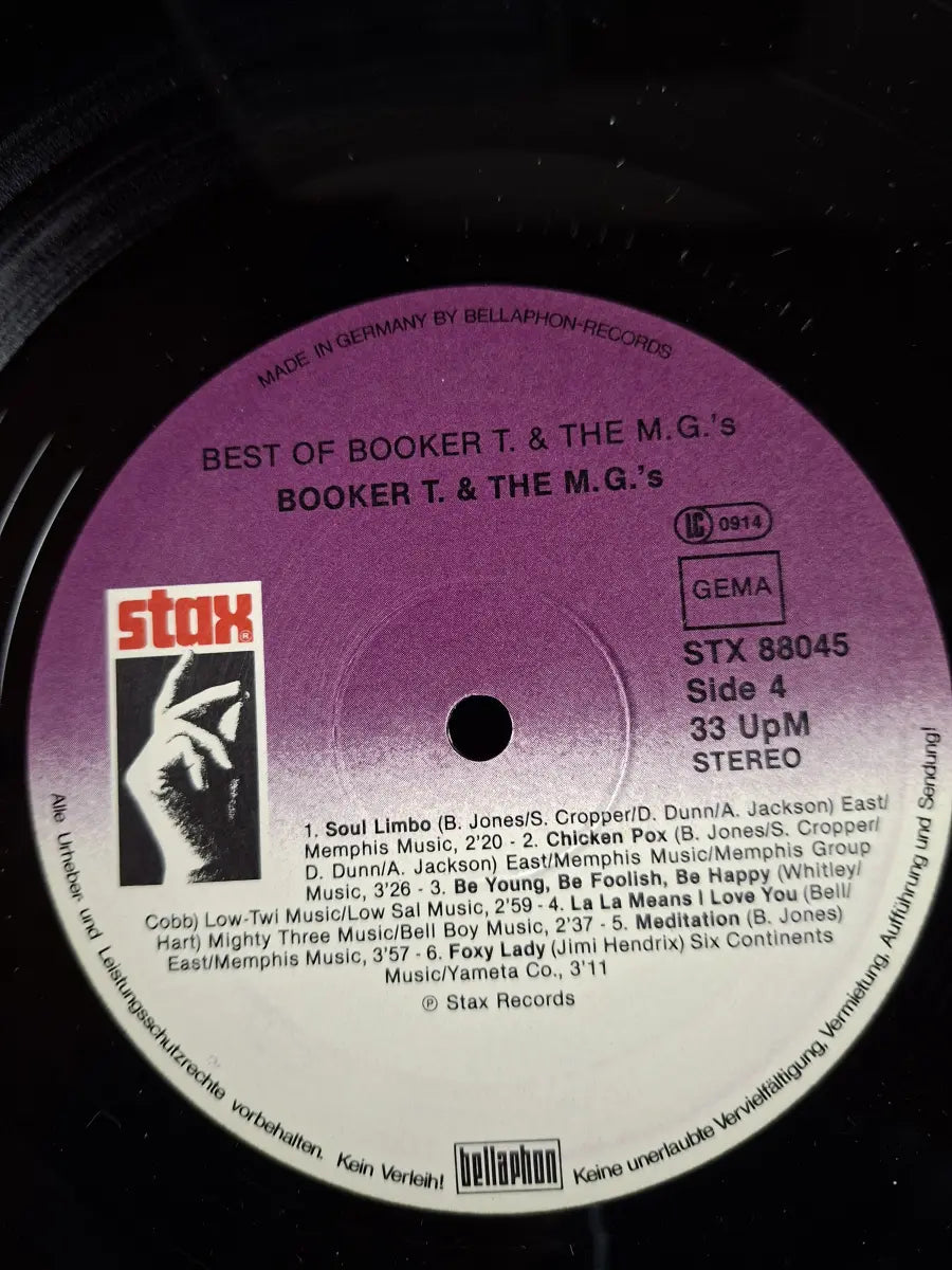 Booker T. & The M.G.'s – Best Of Booker T. & The M.G.'s