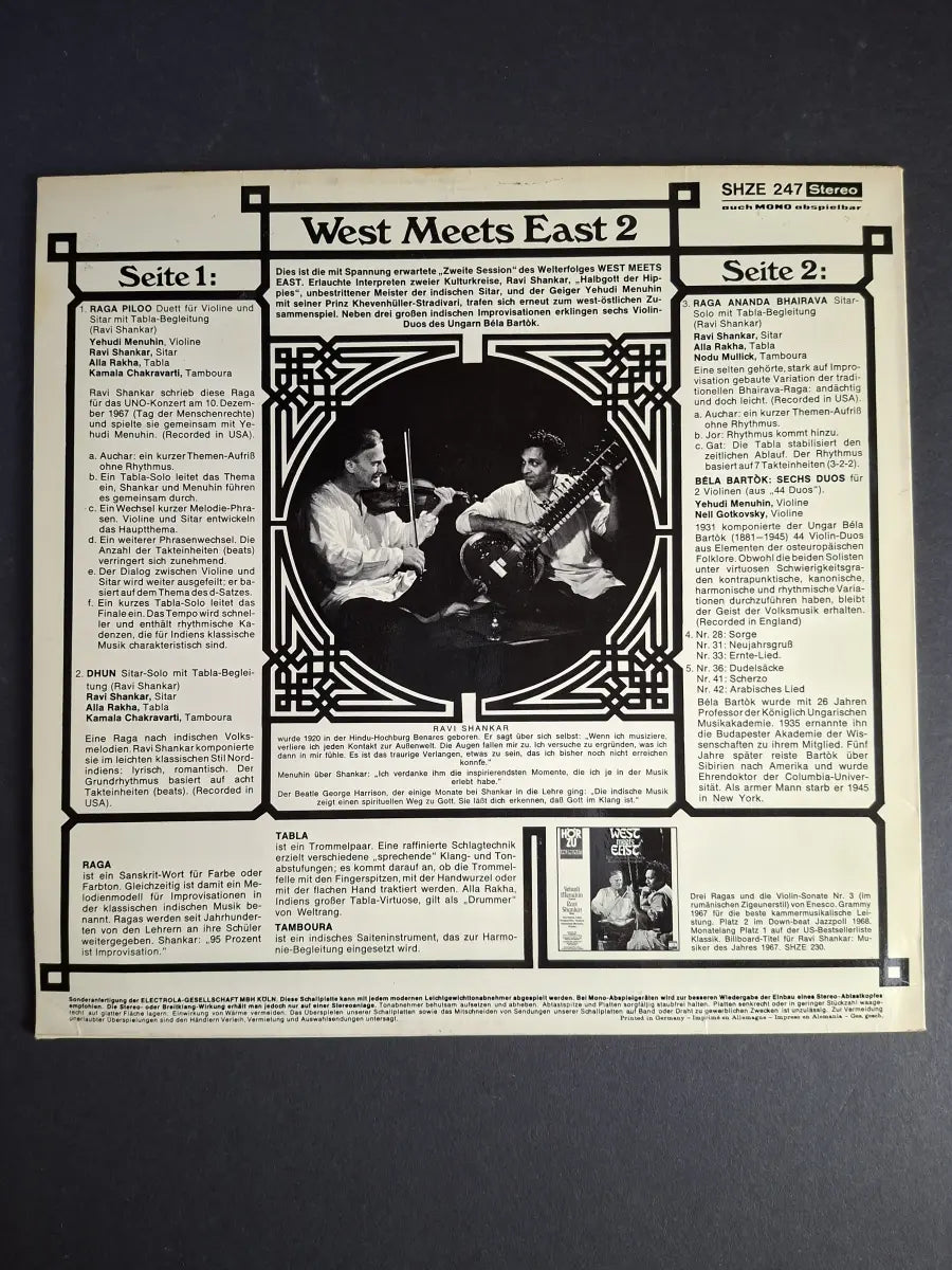 Menuhin - Shankar – West Meets East 2
