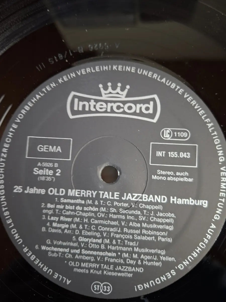 Old Merry Tale Jazzband – 25 Jahre Old Merry Tale Jazzband Hamburg