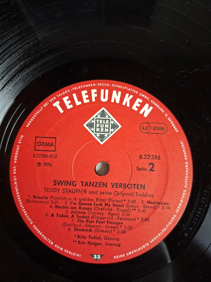 Teddy Stauffer Und Seine Original Teddies – Swing Tanzen Verboten