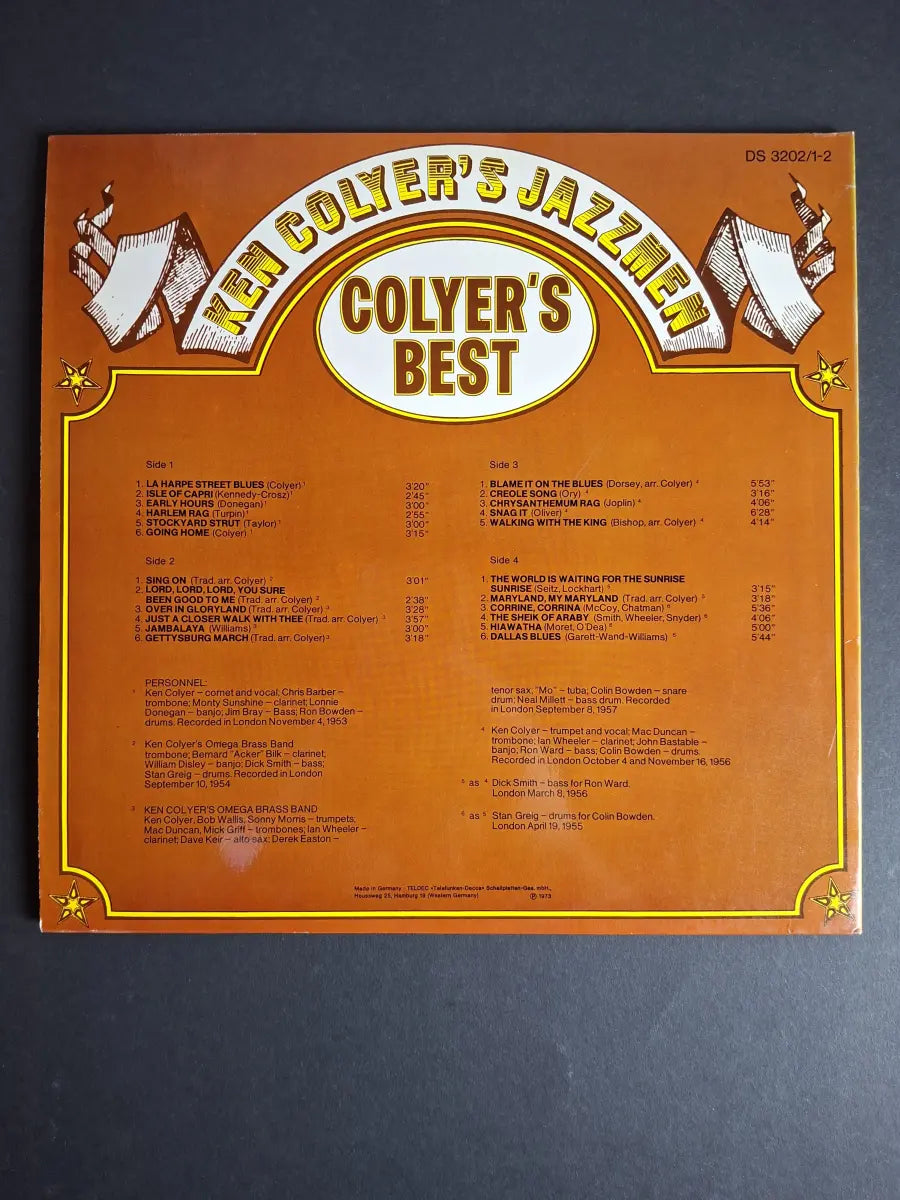 Ken Colyer's Jazzmen – Colyer's Best