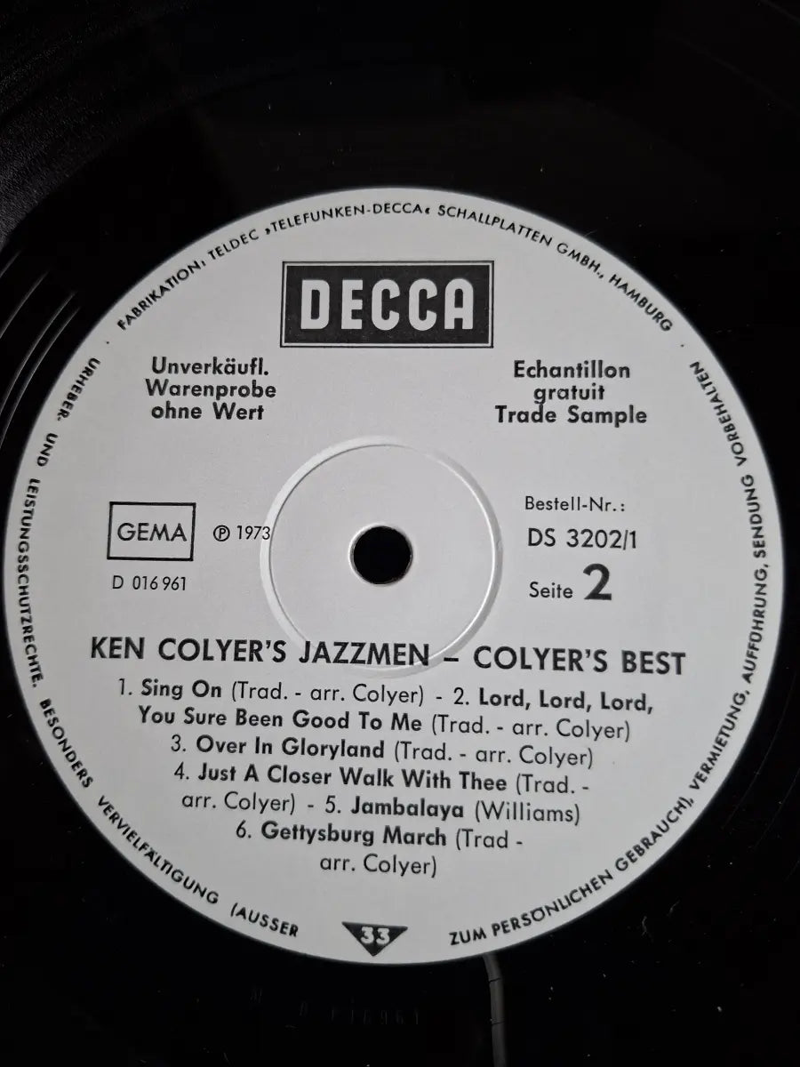Ken Colyer's Jazzmen – Colyer's Best