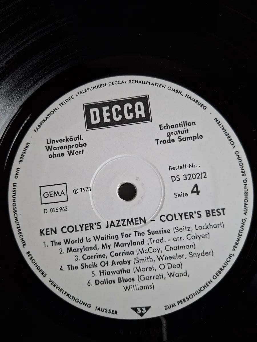 Ken Colyer's Jazzmen – Colyer's Best
