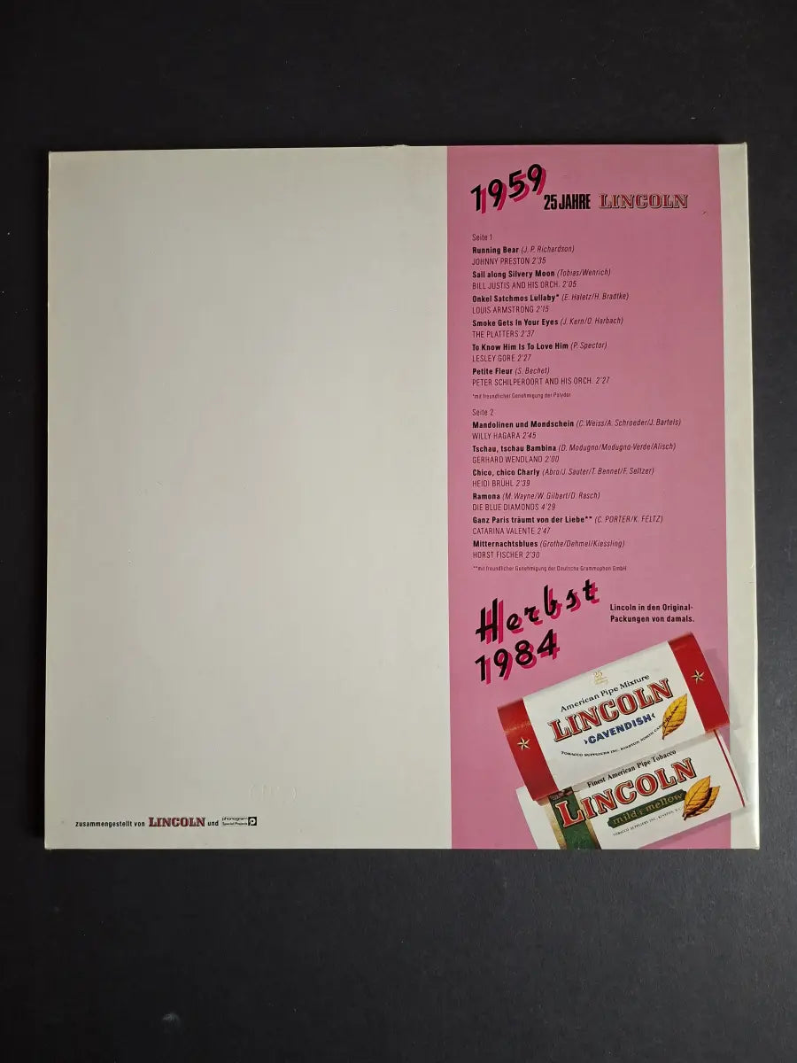 Sampler - Swinging Fifty Nine - Die Hits Des Jahres '59