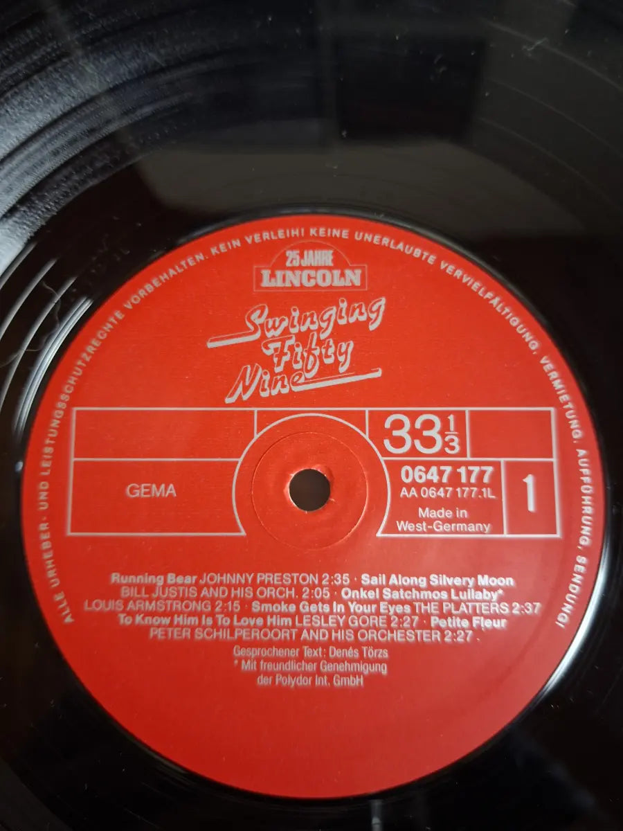 Sampler - Swinging Fifty Nine - Die Hits Des Jahres '59