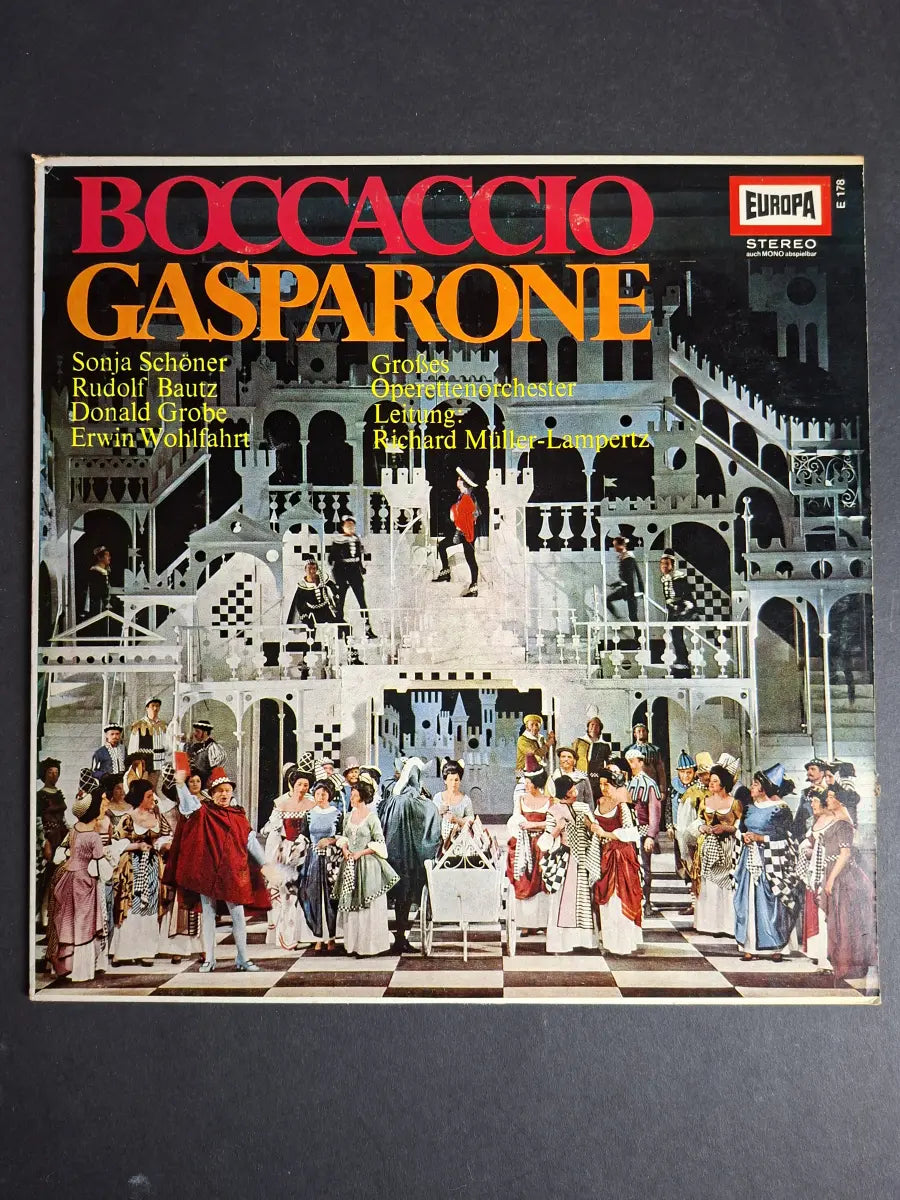 Sonja Schöner, Rudolf Bautz, Donald Grobe, Erwin Wohlfahrt, Richard Müller-Lampertz – Boccaccio / Gasparone