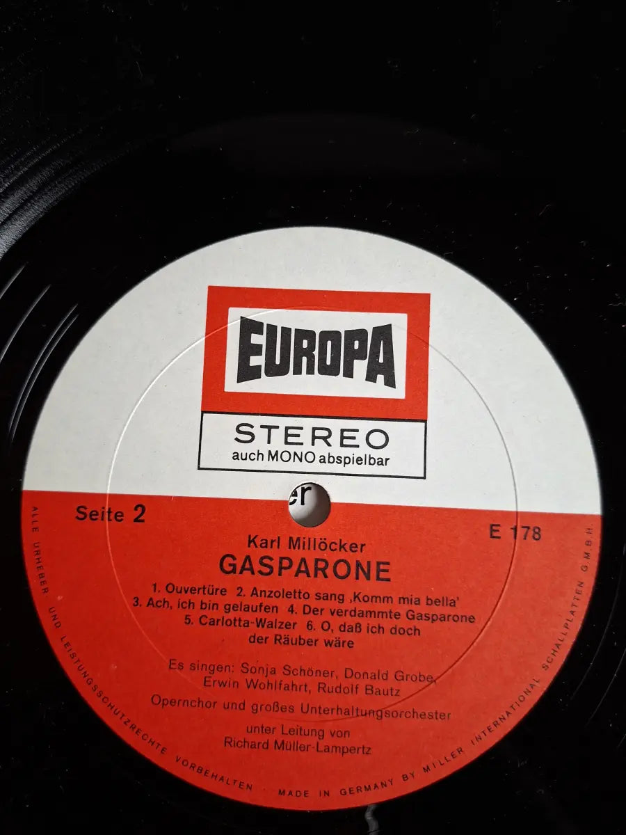 Sonja Schöner, Rudolf Bautz, Donald Grobe, Erwin Wohlfahrt, Richard Müller-Lampertz – Boccaccio / Gasparone