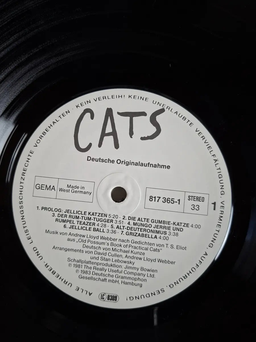 Cats (Deutsche Originalaufnahme)