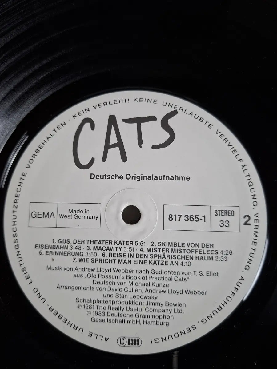 Cats (Deutsche Originalaufnahme)