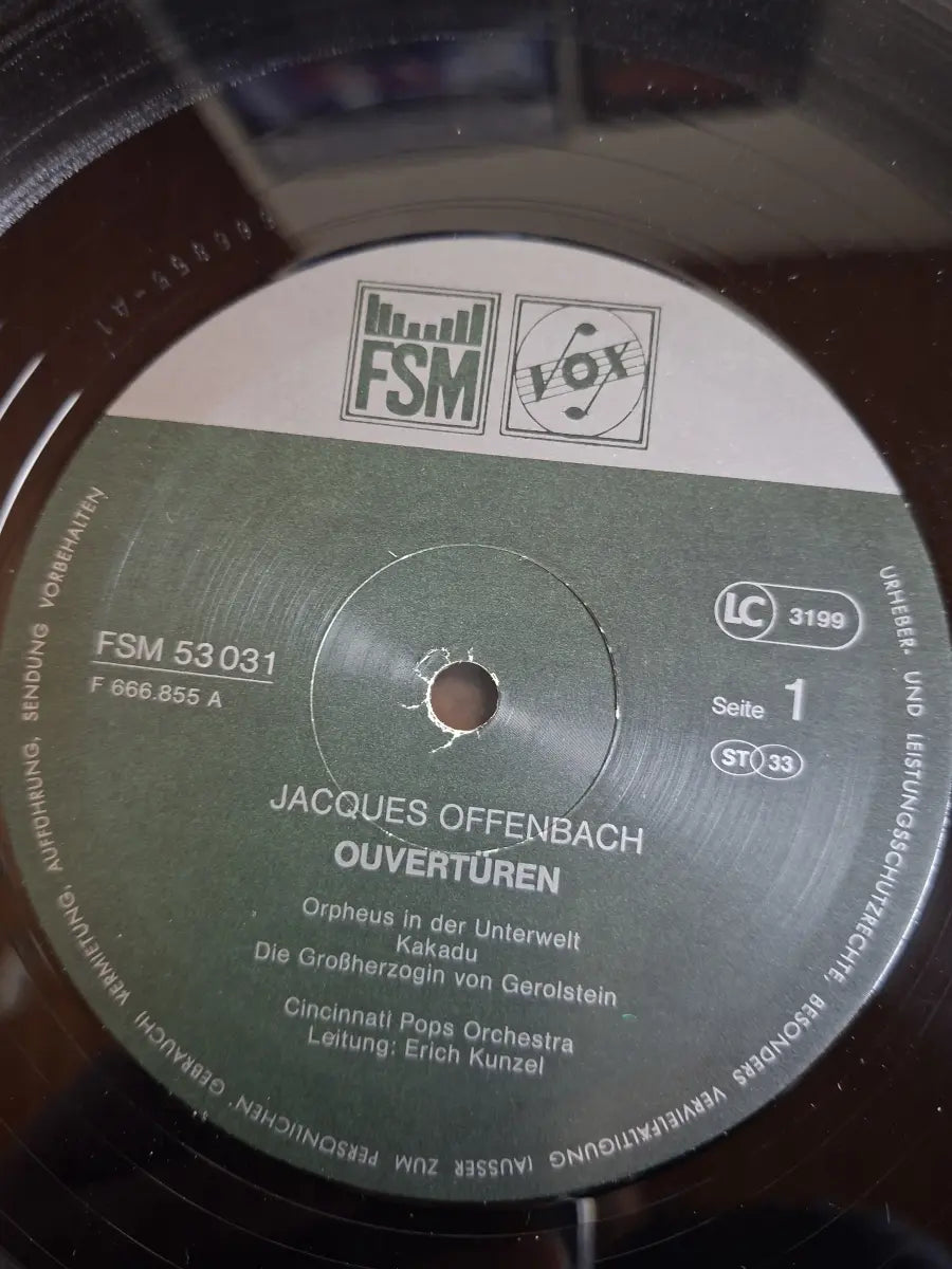 Cincinnati Pops Orchestra, Erich Kunzel – Offenbach - Overtüren