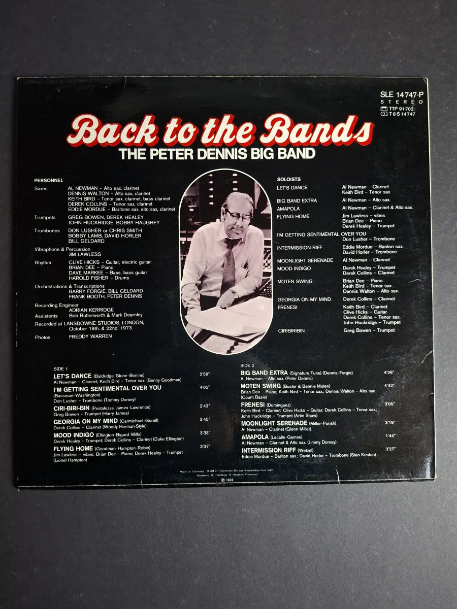 The Peter Dennis Big Band – Back To The Bands